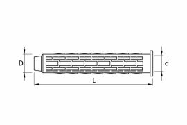 Plastic sleeve for chemical injection fixing in hollow blocks