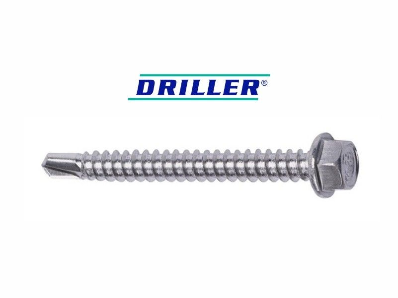 DRILLER® self drilling screws, AISI 304 (A2) stainless steel