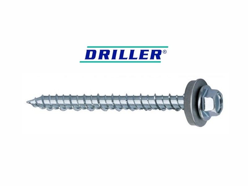 DRILLER® self tapping screws for fixing of supporting units onto concrete substructure