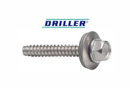 DRILLER® self tapping screws for facades, blunt point, AISI 304 (A2) stainless steel