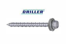 DRILLER® self tapping screws for fixing of supporting units onto concrete substructure, with anticorrosive coating