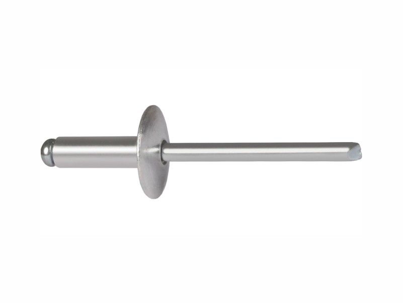 Aluminium-stainless steel large flange head blind rivets