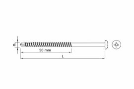 Self drilling screws DIN 7504N, pan head