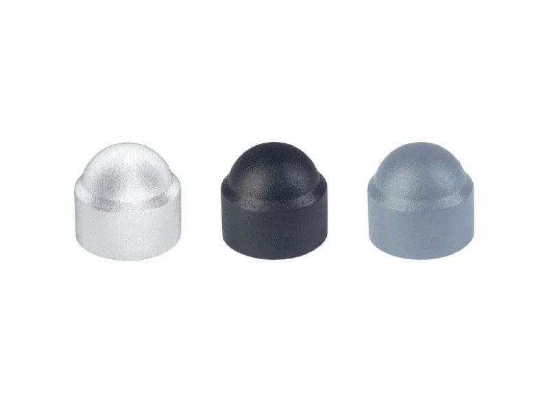 Plastic cover caps for hexagon bolt nuts