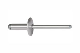 Aluminium-stainless steel large flange head blind rivets