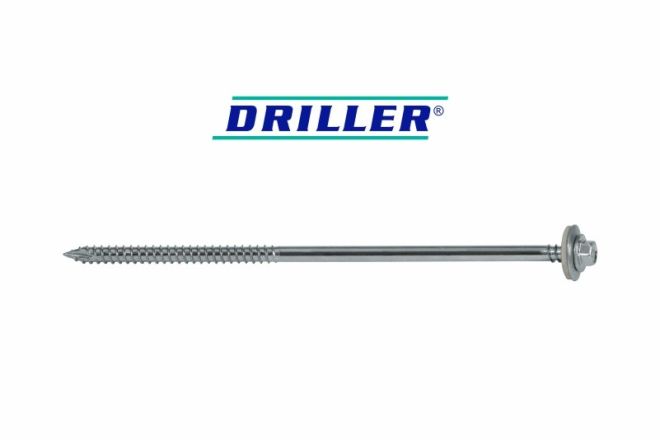 6,5 - DRILLER® self tapping screws for fixing of sandwich panels onto timber substructure