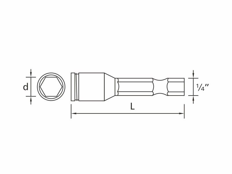 DRILLER® nutsetters with spring ring holder for stainless screws