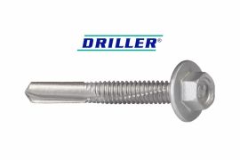 DRILLER® self drilling flange head screws, with anticorrosive coating