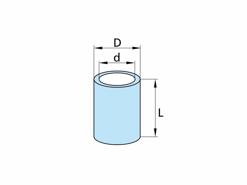 Sliding point spacer, AISI 304 stainless steel