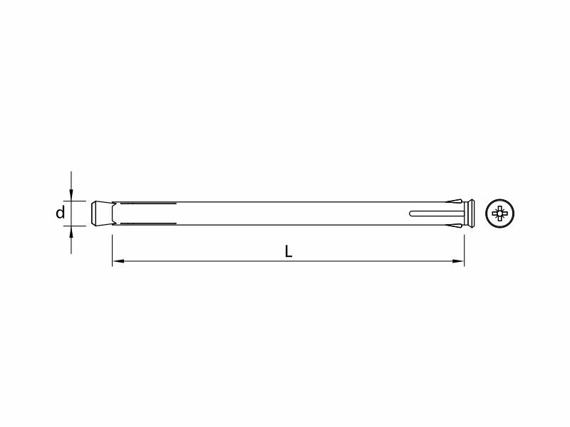 Steel frame expansion anchors